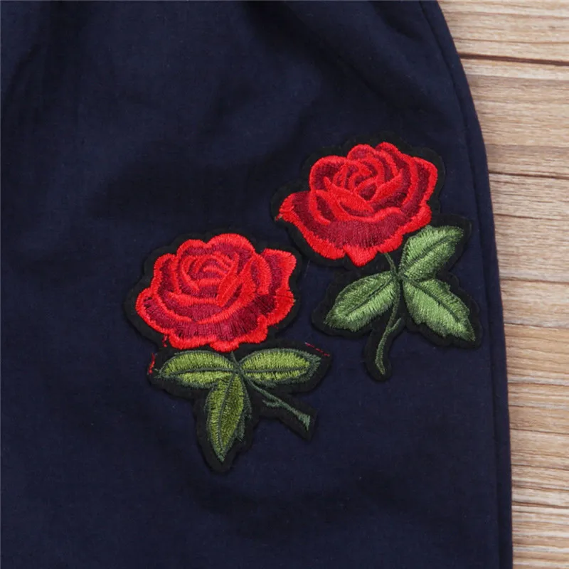 1-5Years Infant Girls Sling Overalls Rose Floral Print Rompers Girls Summer One Piece Jumpsuits children overalls pants,kids outfits