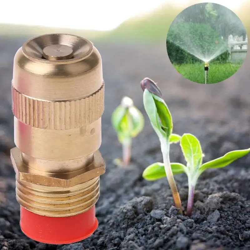 

1/2inch Adjustable Fine Mist Water Spray Nozzle Sprinkler Lawn Gardening Cooling MOLC