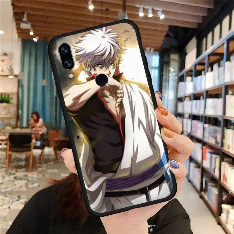 GINTAMA amine Phone Case For Xiaomi Redmi Note 4 4x 5 6 7 8 pro S2 PLUS 6A PRO phone cases for xiaomi