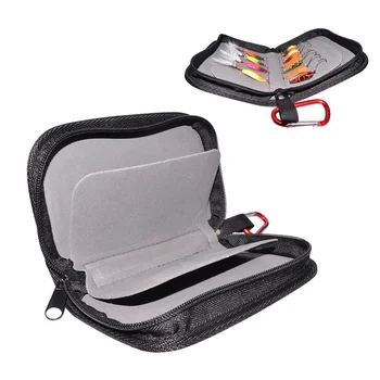 

Multifunctional Fishing Lures Bag Wallet Spoon Spinner Baits Storage Case Metal Jig Tackle Pesca Fishing Accessory 1
