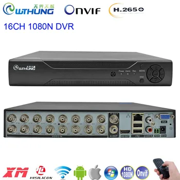 

1080N DVR New H.265 16CH with Smilar DaHua panel 6 in 1 Hybrid Video Recorder XMEYE HDMI for 1080P AHD Tvi Cvi Analog Ip Camera