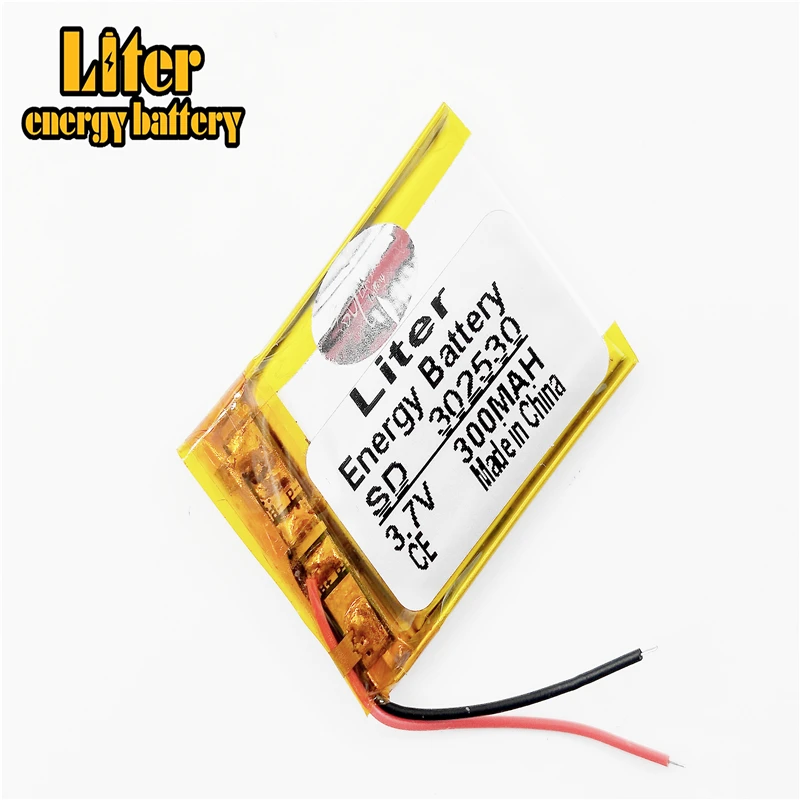302530 3.7V 300mah Lithium polymer Battery with Protection Board For MP4 Digital Products