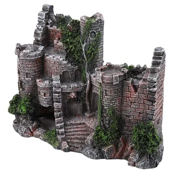 

Aquarium Simulated Resin Decoration Eco-Friendly Rockery Castle Cave Aquarium Decoration