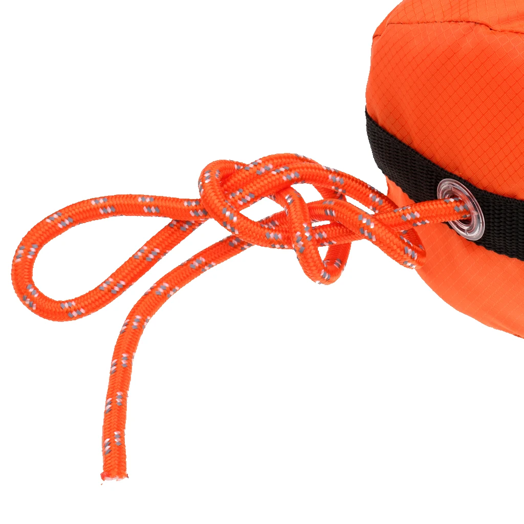 52.5/68.9/101.7ft 0.3' Reflective Buoyant Life Line Rescue Throw Rope Bag Kayaking Canoeing Boating Rafting 