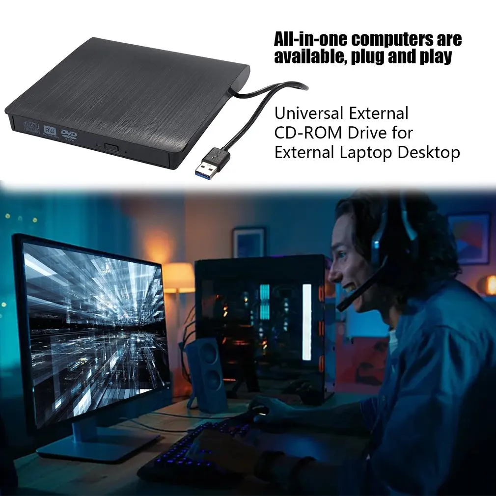 3.0 External Mobile Dvd Recorder External Notebook Desktop Universal External Optical Drive Recorder