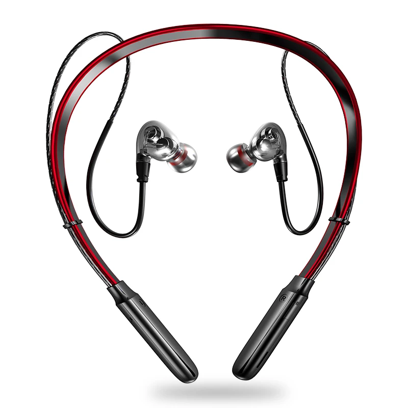 HJCE X9 Bluetooth наушники V5.0 беспроводные наушники 3D стерео спортивные наушники с креплением на шее с микрофоном для всех телефонов