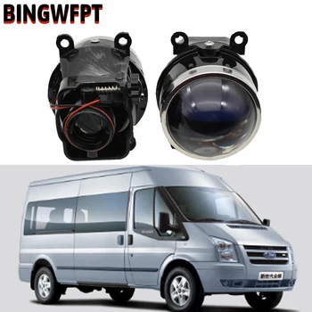 

2pcs For Ford Transit Platform Chassis 2006-2015 Bi-xenon Fog Lights Projector Lens with H11 LED Lamps Retrofit