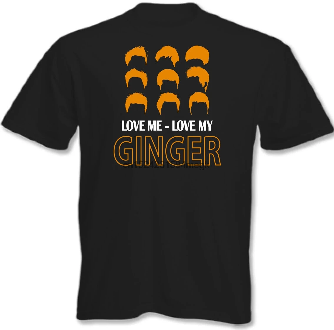 Love Me-Love My Ingwer-Lustiges футболка Haare Bart (1) |