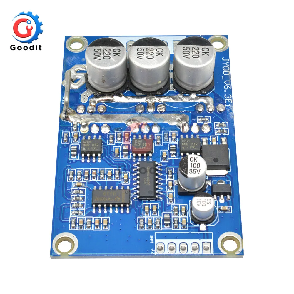 DC 12V-36V 500W PWM Brushless DC Motor Controller No Hall Motor Balancing Automotive Balanced BLDC Car Driver Control Board