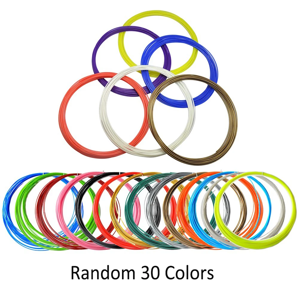 random 30 colors Ручка для 3d принтера, нить 1,75 мм, АБС-пластик, 30 цветов, для детей, 3D Рисунок, подарок, 3d принтер, ручка, нить накаливания, АБС-пластик, для 3d рисования - Цвет: random 30 colors