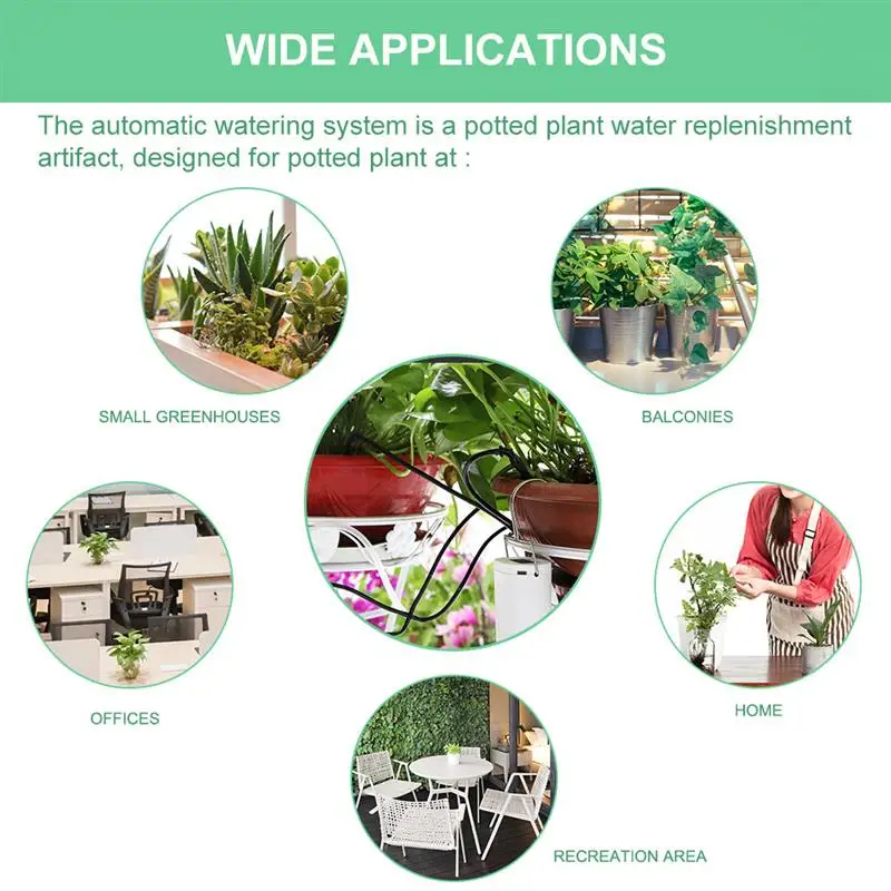 Intelligent Garden Automatic Watering Device Watering Timer Plants Water System Irrigation Tool For Home Office Potted Plants