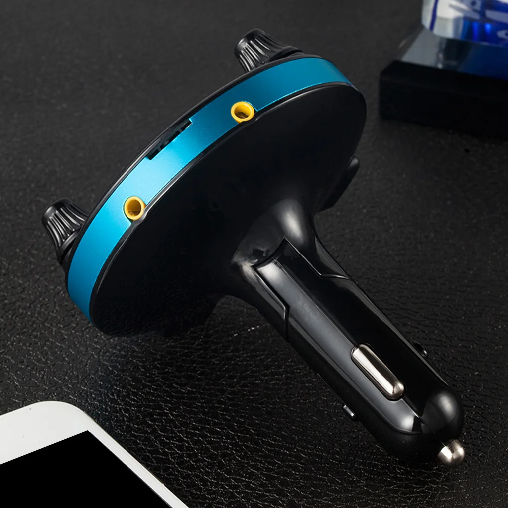 Bluetooth FM передатчик Handsfree автомобильный комплект 1,3 дюймов ЖК-дисплей TF карта/U диск MP3-плеер двойной USB зарядное устройство