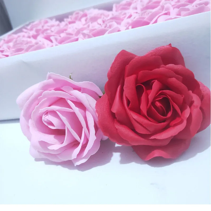 25 шт./кор. большой размер мыло из лепестков роз растительное эфирное масло мыло для свадебной вечеринки подарок лепестки хэндмейд Декор держащий цветы