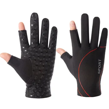 

3 colors Outdoor Cycling Full Finger Touch Screen Winter Warm Gloves Riding Fishing Good elasticity Gloves