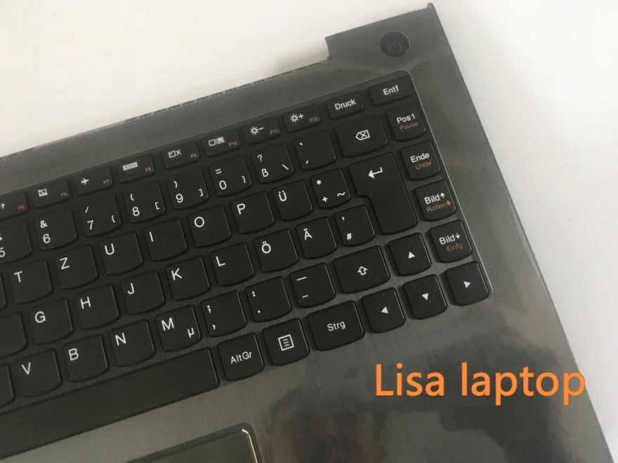 Черный Чехол-клавиатура для lenovo u31-70 500s-13, немецкая двуязычная клавиатура 5cb0j30932