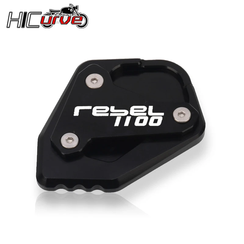 오토바이 CNC 킥스탠드 풋 사이드 스탠드 익스텐션 패드 지지대, REBEL CMX1100 CM1100 CMX 1100 2020-2023 용 확대 플레이트