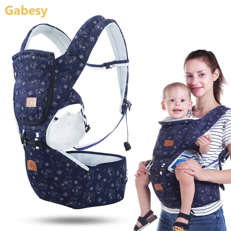 

Gabesy Cotton Multi-function Baby Carrier For Babies From 0 to 3 Years Breathable 3 in 1 Baby Hip Seat With Storage Bag draagzak