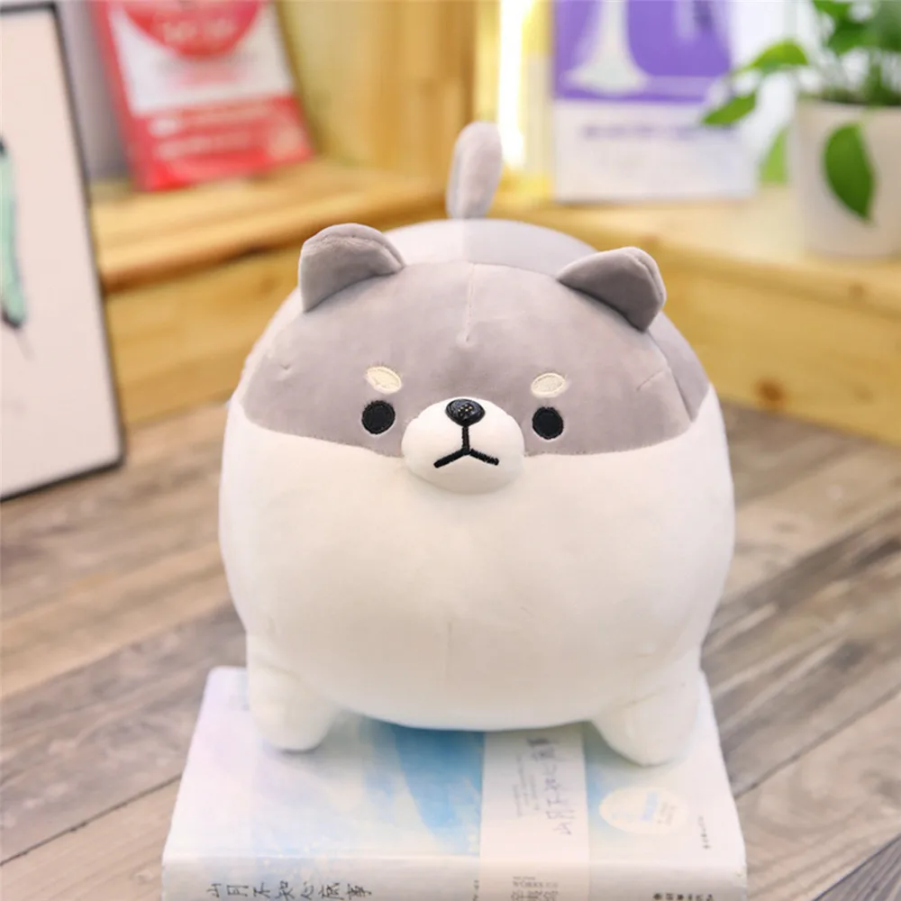 Dog Plush Toy New 40cm Cute Shiba Inu Stuffed Soft Animal Corgi Chai Pillow Christmas Gift for Kids Kawaii for Kid Children#YL1