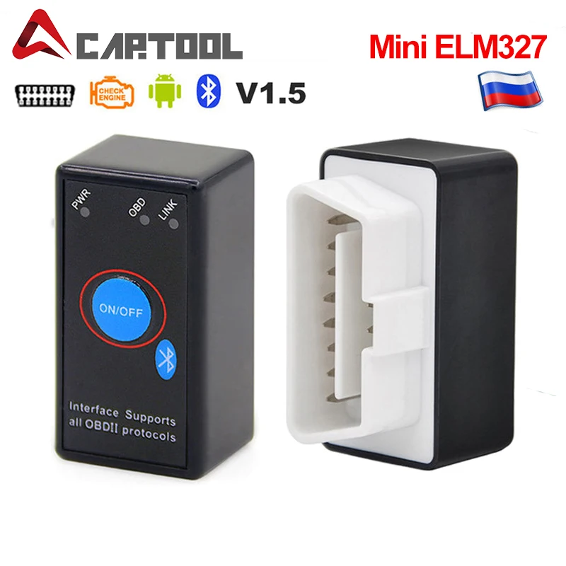 OBD V2.1/V1.5 mini ELM327 OBD2 Bluetooth автоматический сканер OBDII 2 Автомобильный ELM 327 Тестер