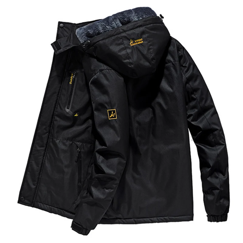 Men's Waterproof Ski Jacket Warm Winter Snow Coat Mountain Windbreaker Hooded Raincoat