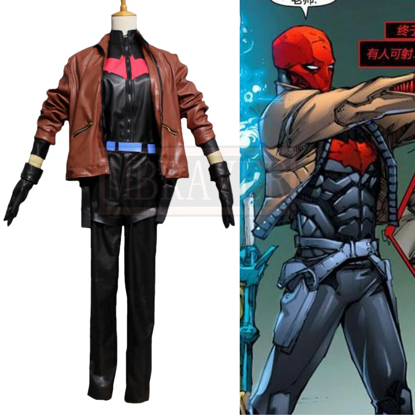 Superhero Jason Todd Red Hood Robin Uniform Cosplay Costume Halloween Party Outfit Custom Made Any Size Movie Tv Costumes Aliexpress