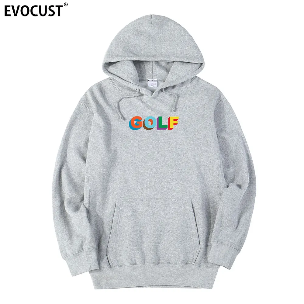 Golfed Wang Sk Новинка 90th Tyler The Creator OFWGKTA Skate Frank Ocean Harajuku мужские толстовки женские унисекс чёсаный хлопок - Цвет: Серый