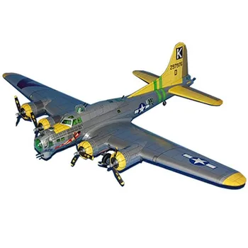 

1:47 B-17G Aerial Fortress Bomber Aircraft DIY 3D Paper Card Model Building Sets Construction Toys Military Airplane Model