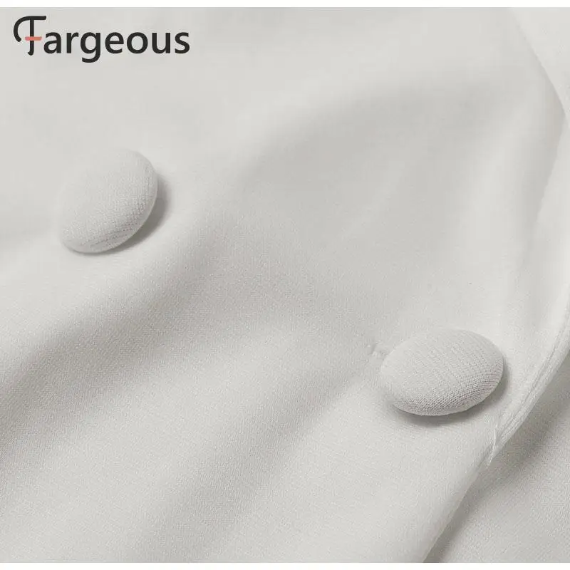 Fargeous двубортное платье-блейзер, женское офисное одноцветное короткое платье с поясом, женское элегантное розовое платье размера плюс