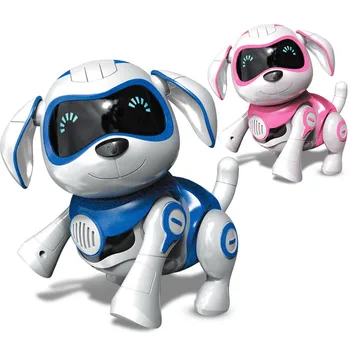 

Pet Robotic Dog Interactive Kids Toy Puppy With Light And Music Electronic Game Robot kids toys juguetes brinquedos игрушки New