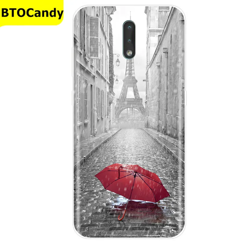 For Nokia 2.3 Case TA-1211 TA-1214 TA-1206 TA-1209 Case for Nokia 2.3 Nokia2.3 Case Silicone Cover Painted Soft TPU Fundas Bags leather phone wallet Cases & Covers