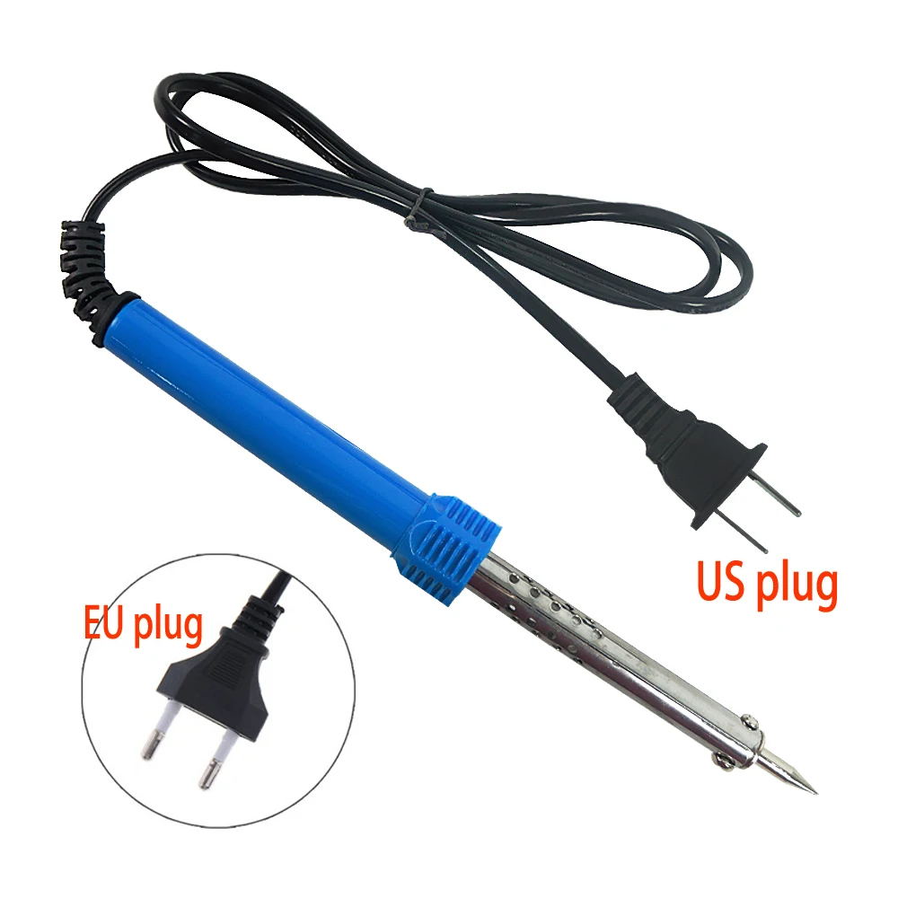 

40W Iron plated tip External Heating Electric Soldering Iron Pen Welding Kit Repair Tool for Electronics Work EU US Plug