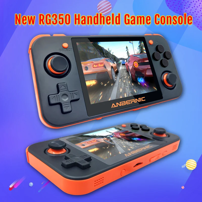 Новая консоль rg350 в ретро стиле игровая для PSP RG350 OpenDingux 3 5 дюймов IPS LCD 16 Гб ROM 64 бит