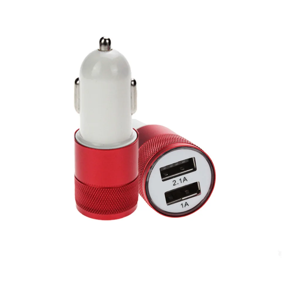 Два порта 5v 2.1A 1A USB Автомобильное зарядное устройство Универсальное зарядное устройство для мобильного телефона для Xiaomi huawei Honor Iphone для power Bank Tablet PC