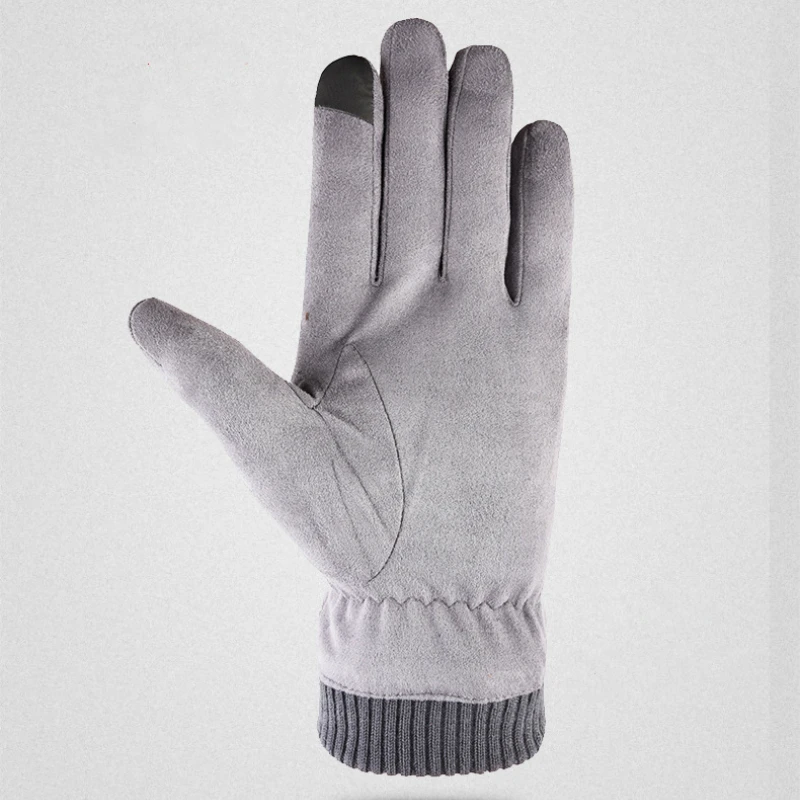 Новые перчатки для сенсорного экрана, мужские зимние спортивные теплые перчатки для улицы, мужские зимние теплые перчатки для мобильного телефона, черные Мотоциклетные Перчатки Guantes Luva
