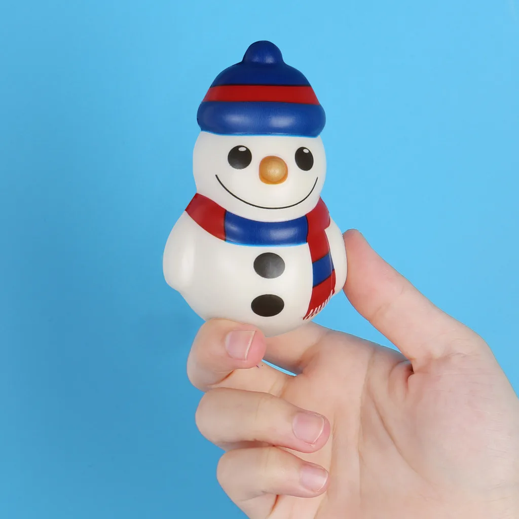 Рождественский Санта изысканный медленно поднимающийся шар восхитительный Снеговик булочка подвеска детский подарок очаровательные игрушки сжимающие игрушки игрушка для снятия стресса