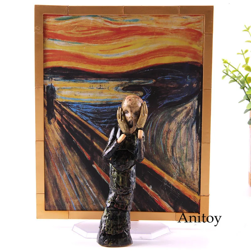 

Desk Art Gallery Action Figure Figma SP-086 The Scream PVC The Table Museum Collection Model Toy Gift for Kids