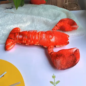 

3D Interactive Catnip Toys Crayfish Shape Cat Toy Pillow Doll Simulation Fish Toy Electric USB Cat Toys Pet Home Product