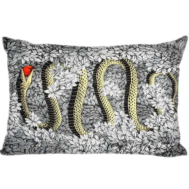 Новое поступление, Лучший милый чехол для подушки rosenthal Piero fornasetti, прямоугольная Наволочка на молнии, индивидуальный чехол для подушки 45x35 см(с одной стороны), Прямая поставка - Цвет: 11