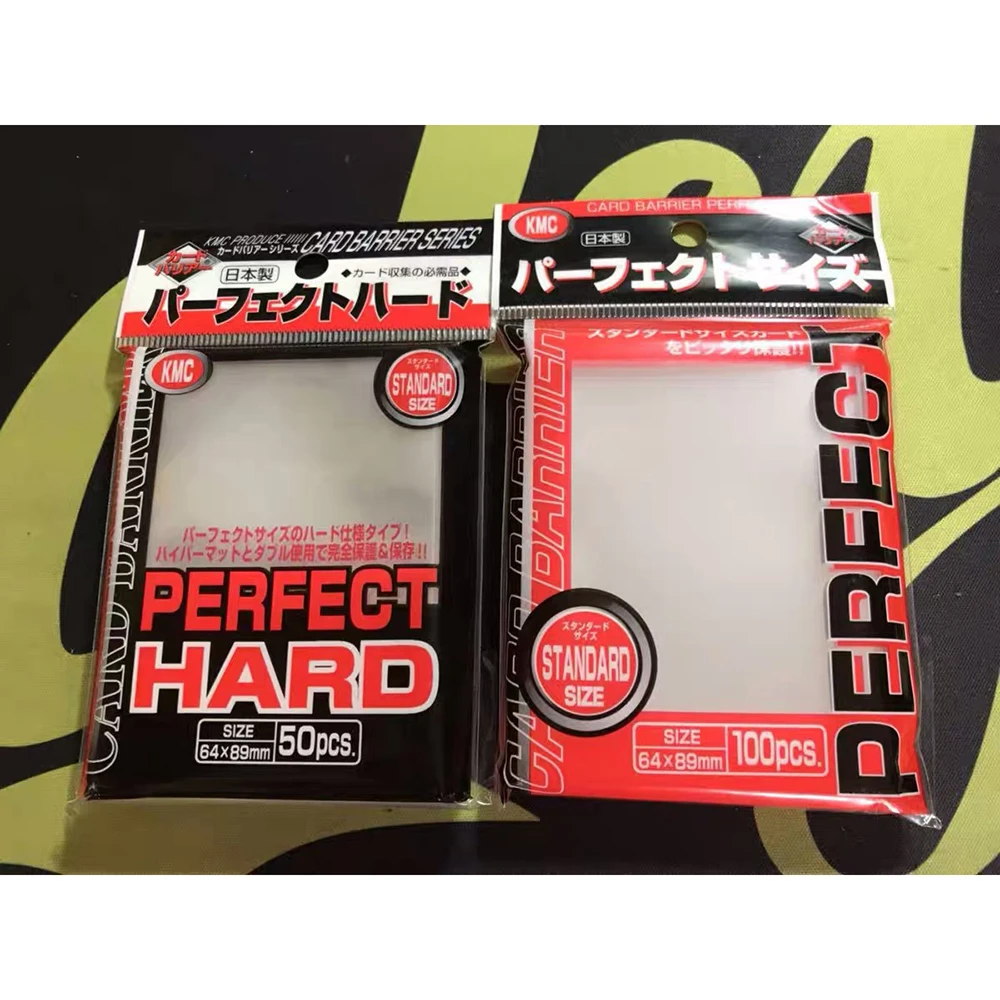 オリジナルkmcカードスリーブボードゲームバリアプロテクタートレーディングカードカバースーパーハード完璧フィット標準透明外 Board Game Card Protectors Game Card Protectorcard Protector Aliexpress