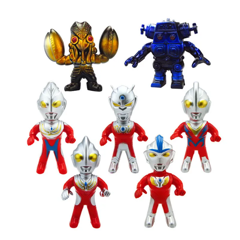 Altraman модель игрушки Вселенная модели супергероев Ultraman Severn Tiga Taro Robot Joints подвижные
