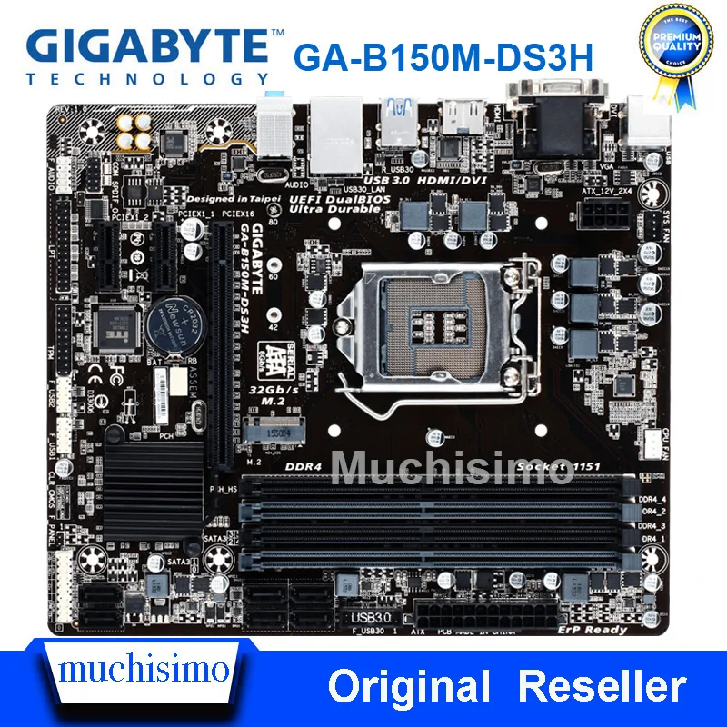 Gigabyte Technology Co Ltd B150m D3h Cf gigabyte b150m d3h supported processors