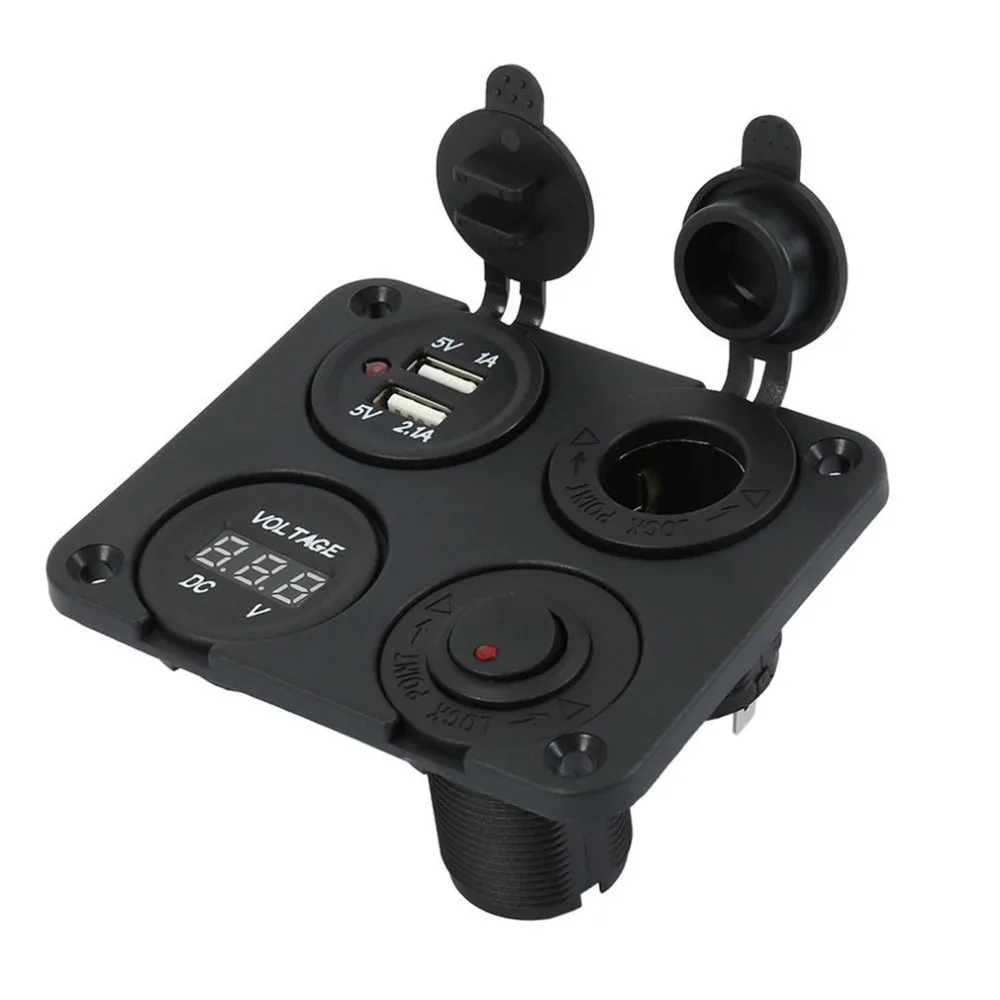 12V автомобиль мотоцикл Лодка прикуриватель встроенный Usb прикуриватель автомобильные аксессуары-модификации для автомобиля