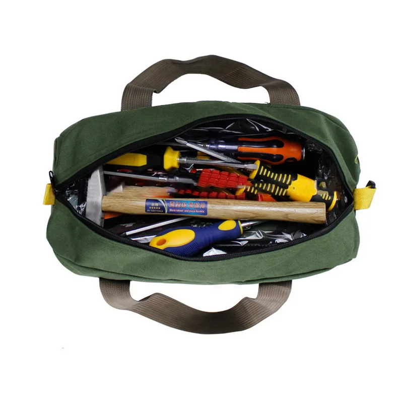 Multifunction Waterproof Canvas Tool Bags 12'' 14'' 16'' Storage Carry Bags Portable Toolkit for Electrician Household
