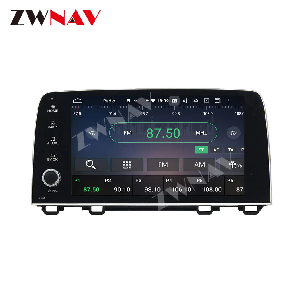 Double Din For Honda CRV 2017 2018 2019 Android Screen Multimedia Player Auto Audio Radio GPS Navigation Head Unit Auto Stereo