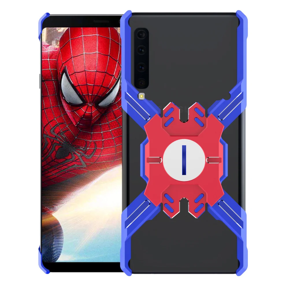 Герой Marvel элементы Алюминиевый металлический бампер чехол для samsung Galaxy A9 тонкий жесткий защитный бампер для телефона A9S