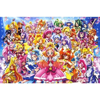 

Nice Custom Smile Precure! Poster Anime Home Decor Cloth Fabric Posters Best Gift Canvas Posters 20X30cm,27X40cm,30X45cm