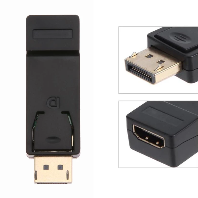 DisplayPort для HDMI DP Мужской Женский адаптер конвертер разъем DP адаптер HDMI 1080 P Plug and Play