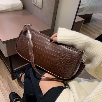 

SWDF 2020 Brand Women Bag Over The Shoulder Bag Messenger Bags Ladies PU Leather Purses And Handbags Solid Female Beach Bag Sac