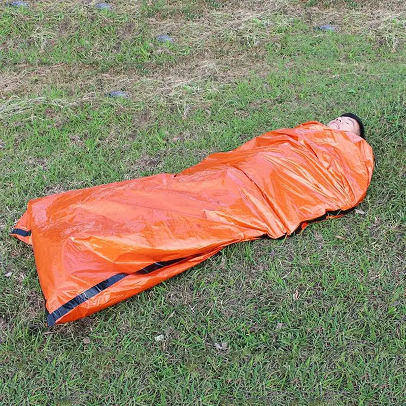 Аварийный спальный мешок, водонепроницаемый спальный мешок для выживания, кемпинга, туризма, Термальный спальный мешок для кемпинга