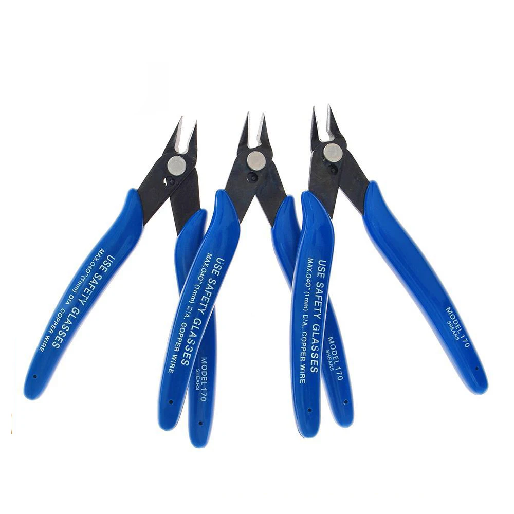 1PC PLATO 3D Printer Parts 170 American Wishful Clamp DIY Electronic Diagonal Pliers Side Cutting Nippers Wire Cutter Accessorie (5)